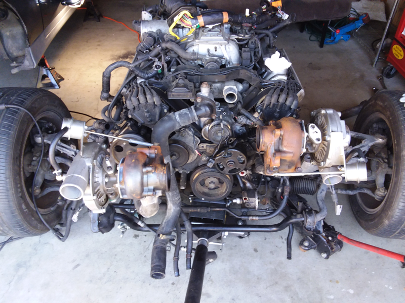 Illustration for article titled Got both exhaust manifolds built, now waiting for parts to continue.